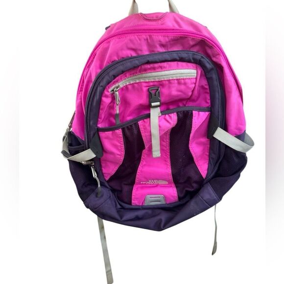 The North Face Pink& Purple Multi Pocket Backpack Bookbag main image 5
